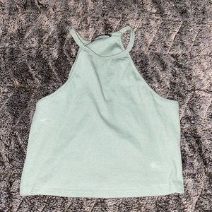 Mint green tank top
